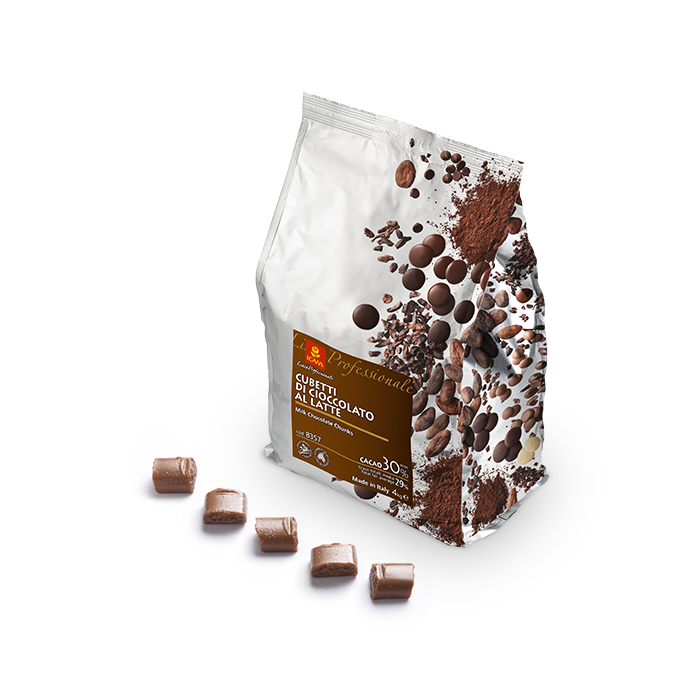 Cubes of Milk Chocolate