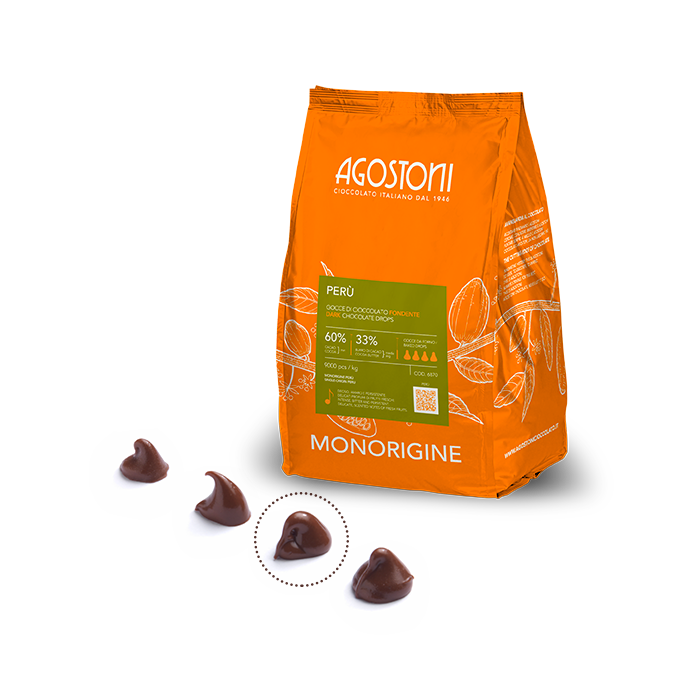 Gocce di cioccolato fondente