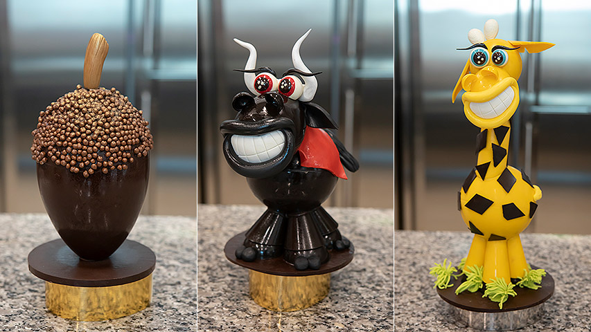 The training @CHOCO CUBE has just stared. Easter collection by Gianluca Aresu