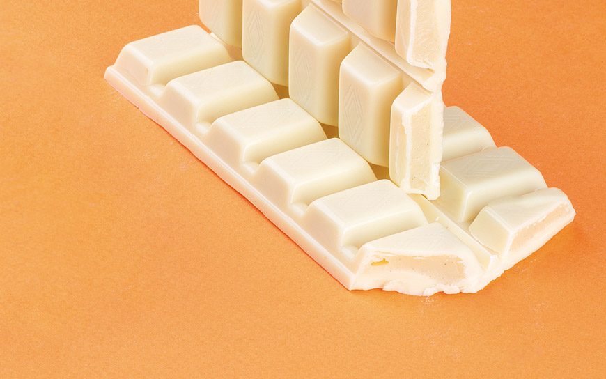 White Chocolate Bar with Tangerine filling